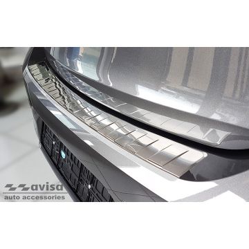 Avisa RVS Achterbumperprotector passend voor Opel Corsa F Edition/Elegance HB 5-deurs 2019- 'Ribs'