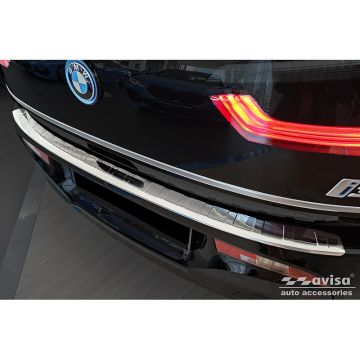 Avisa RVS Achterbumperprotector passend voor BMW i3 (i01) Facelift 2017- 'Ribs'