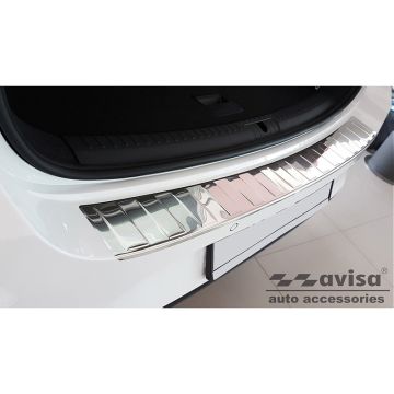Avisa RVS Achterbumperprotector passend voor Seat Leon IV ST Sportstourer 2020- incl. FR 'Ribs'