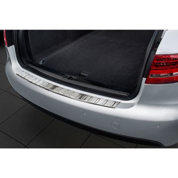Avisa RVS Achterbumperprotector passend voor Audi A4 B8 Avant 2008-2012 excl. Allroad 'Ribs'
