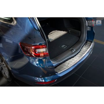 Avisa RVS Achterbumperprotector passend voor Renault Talisman Grandtour 2016-2020 & FL 2020- 'Ribs'