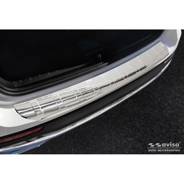Avisa Chroom RVS Achterbumperprotector passend voor Mercedes GLB (X247) 2019- 'Ribs'