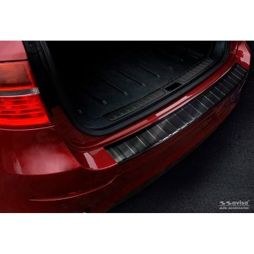 Avisa Zwart RVS Achterbumperprotector passend voor BMW X6 (E71) 2009-2014