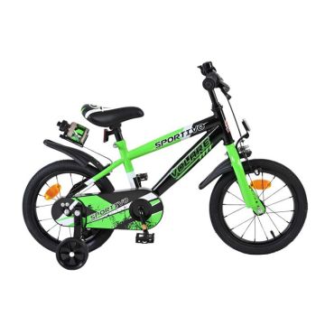 Volare Sportivo Kinderfiets Jongens 14 inch Groen Zwart 2025