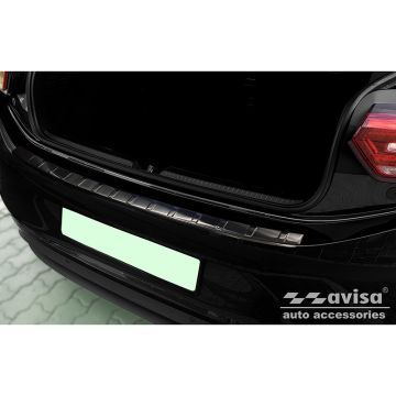 Avisa Zwart RVS Achterbumperprotector passend voor Volkswagen ID.3 2020- 'Ribs'