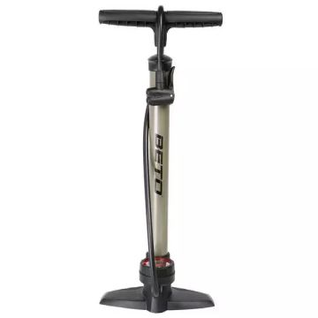 Beto Hogedrukpomp met dubbele kop staal titanium/grijs