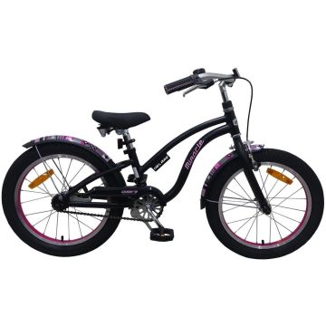 Volare Kinderfiets Miracle Cruiser Meisjes 18 inch Mat zwart