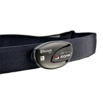 Sigma ANT+ / Bluetooth smart dual borstband R1 comfortex textiel compleet voor ROX