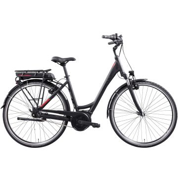 Hercules Elektrische fiets Robert/a F7 Active Plus Dames 50 cm Mat zwart 400 Wh