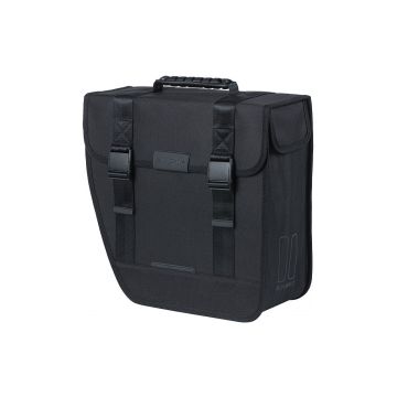 Basil fietstas tour single left 14 liter Zwart