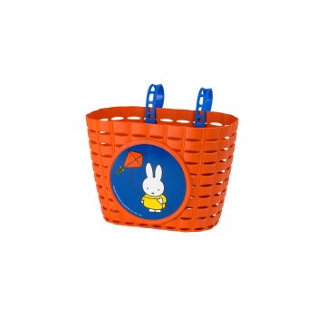 Widek Fietsmand Nijntje met vlieger oranje