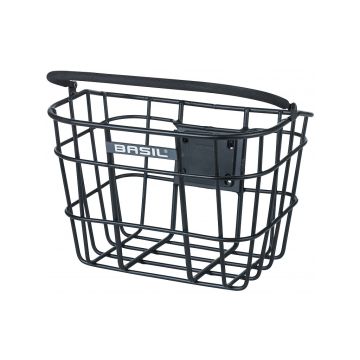 Basil Fietsmand Bremen Alu KF zwart