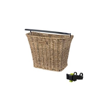 Basil Fietsmand Bremen RL met KF stuurbochthouder groen