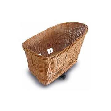 Basil Rieten hondenfietsmand Pasja