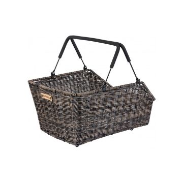 Basil Fietsmand Cento Rattan Look Multi System bruin