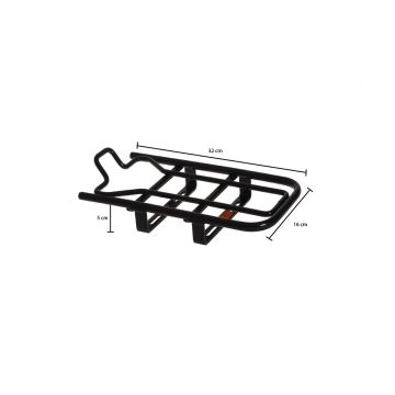 Steco Universele opzetdrager mat zwart voor ebilke