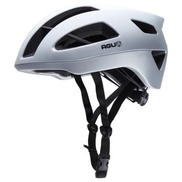 AGU Fietshelm Vigarous Wit/Mat Zilver L/XL 58-61