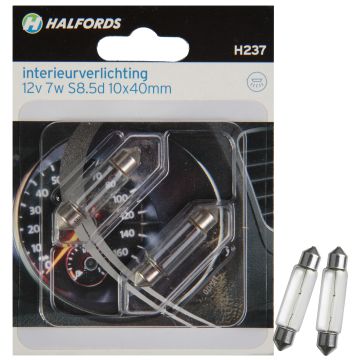 Halfords Autolampen S8.5d 10x40mm