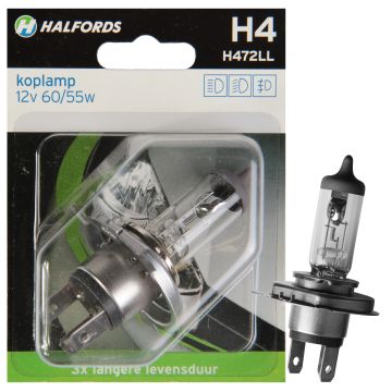 Halfords Autolamp H4 Long Life
