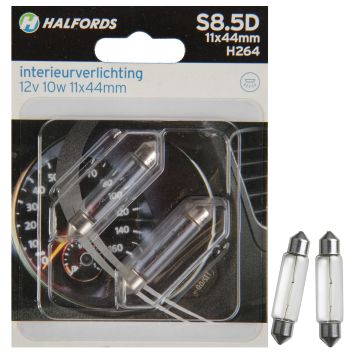 Halfords Autolampen S8.5D 11x44mm