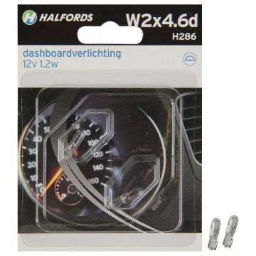 Halfords Autolampen W2x4.6d T5