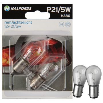 Halfords Autolampen P21/5W