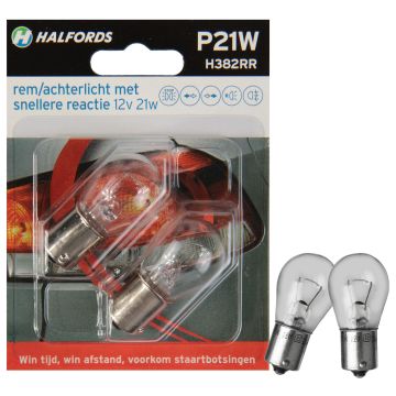 Halfords Autolampen P21W Rapid Response