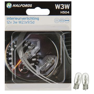 Halfords Autolampen W3W