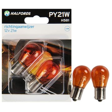 Halfords Autolampen PY21W