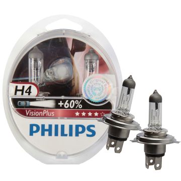 Philips Autolampen Visionplus H4