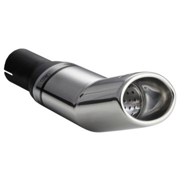 Ulter Sport Uitlaatsierstuk Ovaal DTM 95x65mm Lengte 170mm Montage ->50mm RVS