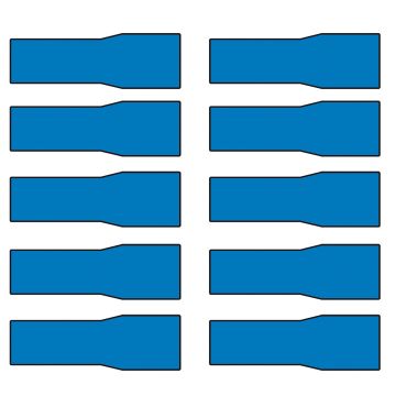 Carpoint Kabelverbinder blauw 549