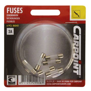 Carpoint Glaszekeringen 2 Ampère