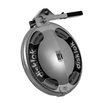 Disklok Stuurwielslot 'Gold Edition' - Maat Small - 35-39cm - Zilver - SCM-klasse MP-03