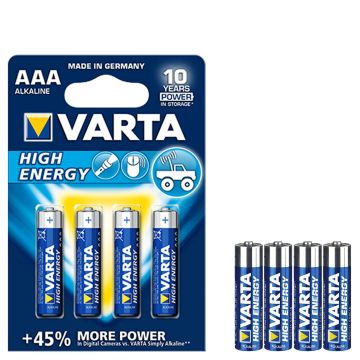 Varta Batterijen High Energy AAA