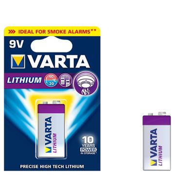Varta Batterijen Professional Lithium 9V