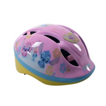 Disney STITCH Fietshelm 52-56 cm roze