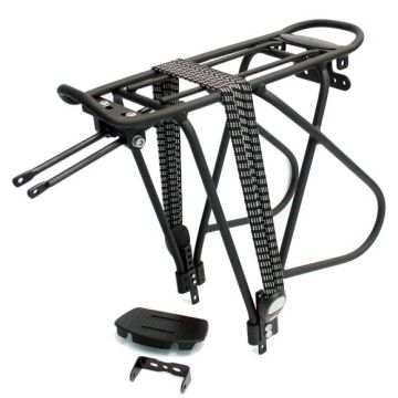 Massload Achterdrager 26/28" verstelbaar mat zwart