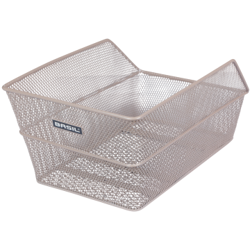 BASIL Fietsmand Cento achtermand 24 x 38,5 x 11 cm nude metallic