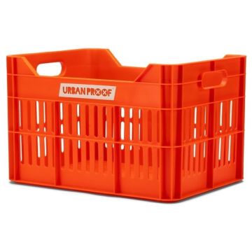 URBAN PROOF Gerecyclede fietskrat Click 30 Liter Oranje