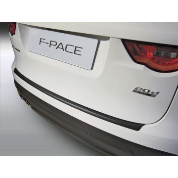 RGM ABS Achterbumper beschermlijst passend voor Jaguar F-Pace 3/2016 Zwart