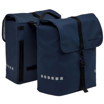 NEW LOOXS Dubbele fietstas Odense MIK 39 liter 34 x 16 x 38 cm donkerblauw