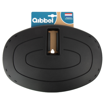 Qibbel Set voetbeschermingsplaten Junior 6+ zwart