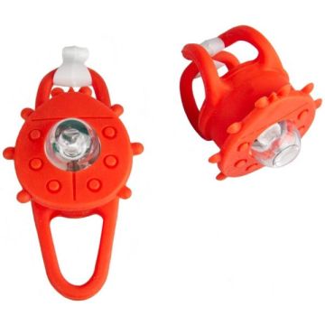 Verlichtingsset LED PexKids Vlinder met siliconen strap - rood