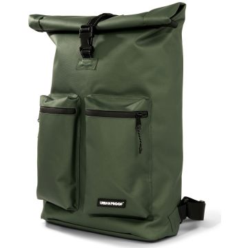 URBAN PROOF Gerecyclede shopper fietstas Rolltop Backpack 20 liter 34 x 13 x 46 cm groen