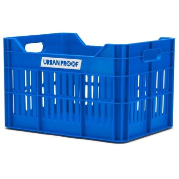 URBAN PROOF Gerecyclede fietskrat Click 30 liter koningsblauw