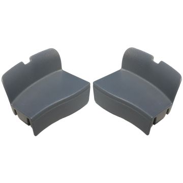 Axa Afdekkapjes Defender zilver (set)