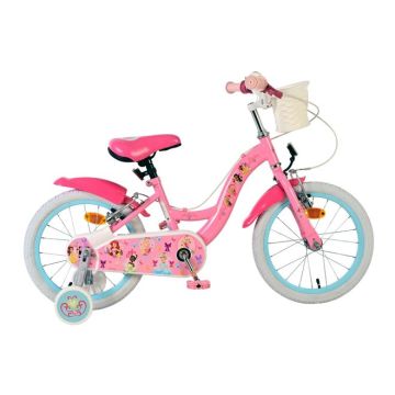 Disney Princess Kinderfiets Meisjes 16 inch Roze Twee Handremmen 2025