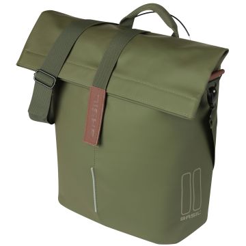 BASIL Fietsshopper City MIK Studs 1416 liter 11 x 29 x 36 cm moss groen