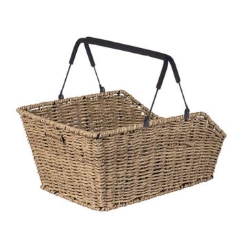 BASIL Fietsmand Cento Rattan Look Multi 47 x 34 x 26 cm seagrass